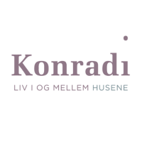 Logo: Konradi - liv i og mellem husene