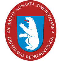 Logo: Grønlands Repræsentation i Bruxelles
